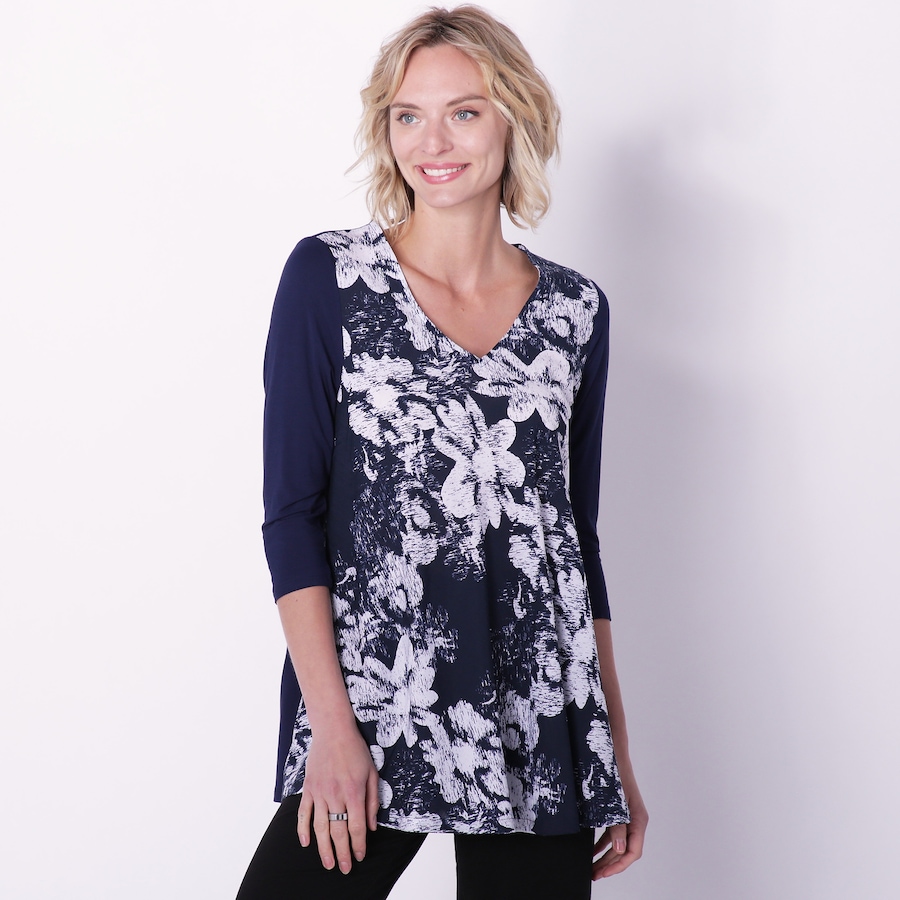 Image 240308_IK.jpg, Product 240-308 / Price $34.33, Terrera Anna Print Tunic from Terrera on TSC.ca's Fashion department