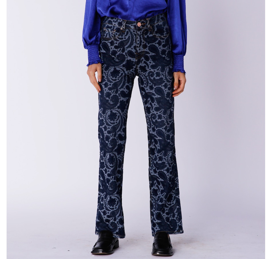 Image 240329_ID.jpg, Product 240-329 / Price $24.33, Diane Gilman Jacquard Denim Bootcut Jean from DG2 by Diane Gilman on TSC.ca's Fashion department