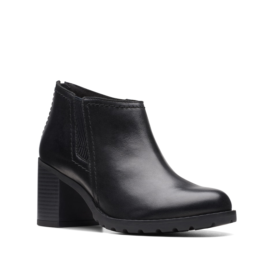Image 240342_BLK.jpg, Product 240-342 / Price $34.33, Clarks Leda Step Boot from Clarks Footwear on TSC.ca's Shoes department