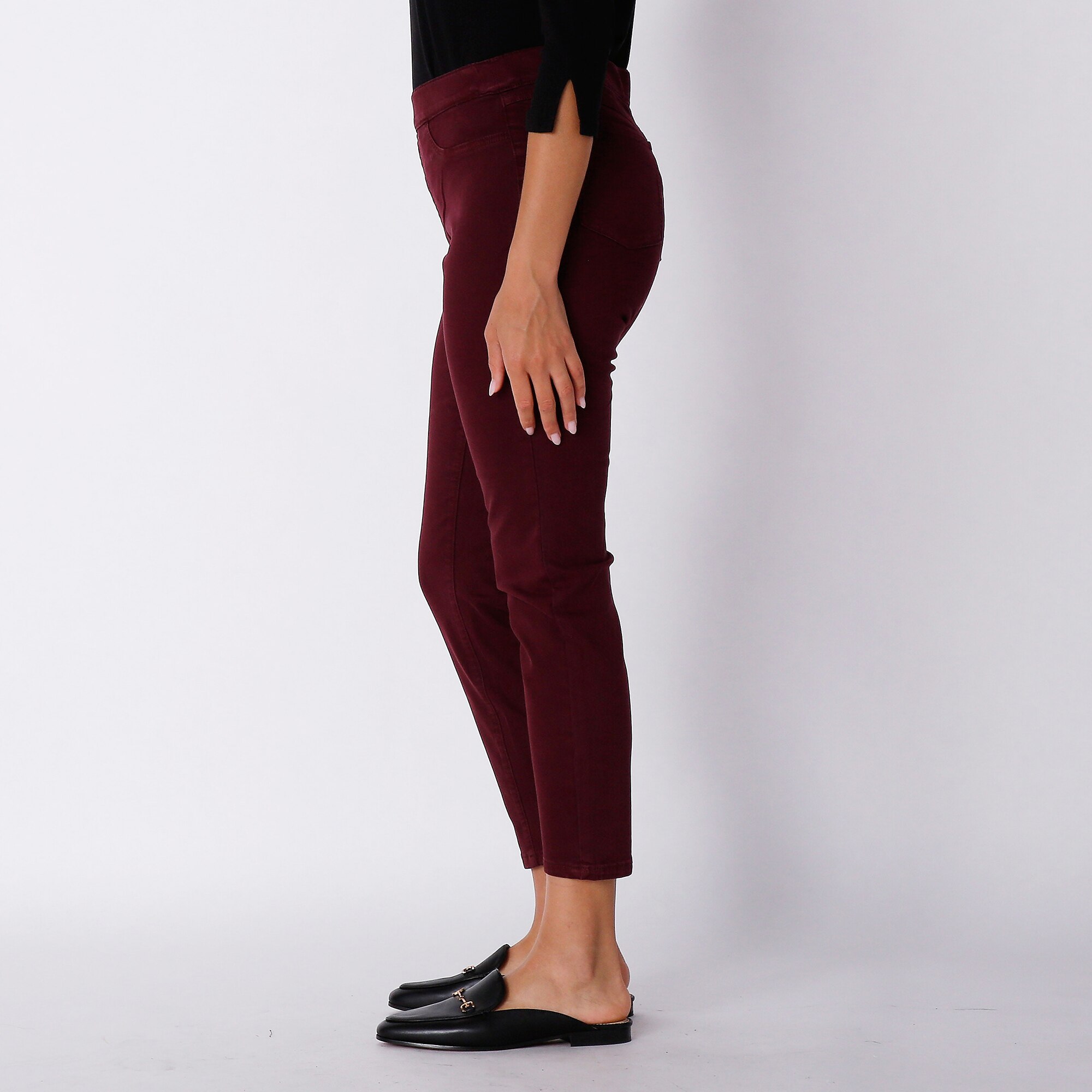 Clothing & Shoes - Bottoms - Pants - Bellina Pull-On Slim Leg Pant 