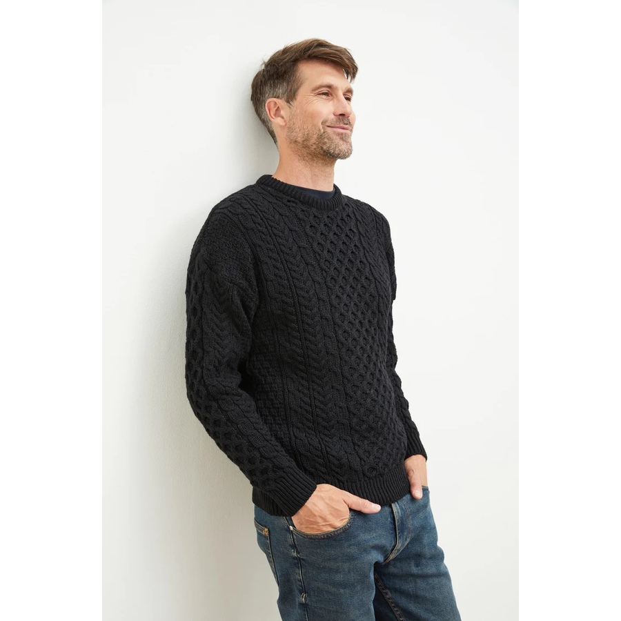 Image 240412_ALTMORE5.jpg, Product 240-412 / Price $69.33, Aran Woollen Mills Unisex Classic Aran Sweater from Aran Woollen Mills on TSC.ca's Fashion department