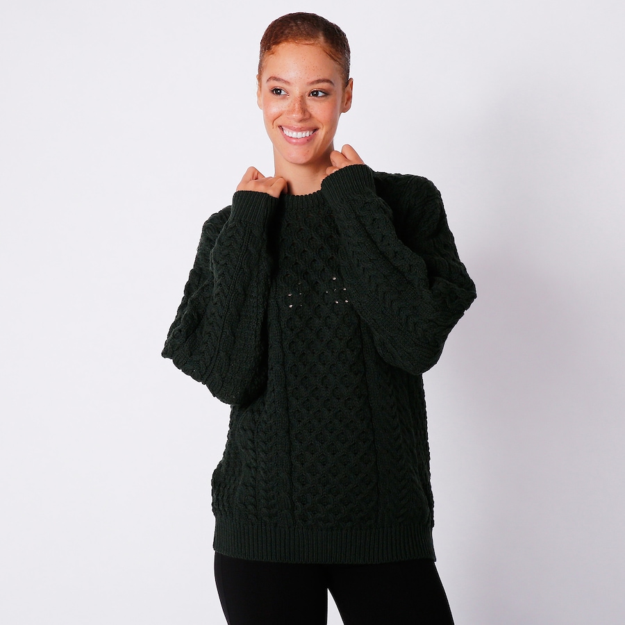 Image 240412_ARY.jpg, Product 240-412 / Price $69.33, Aran Woollen Mills Unisex Classic Aran Sweater from Aran Woollen Mills on TSC.ca's Fashion department