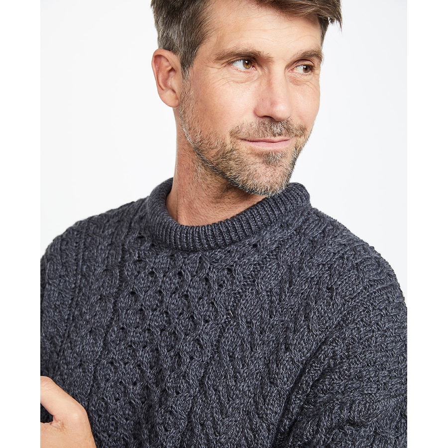 Image 240412_DERBY.jpg, Product 240-412 / Price $69.33, Aran Woollen Mills Unisex Classic Aran Sweater from Aran Woollen Mills on TSC.ca's Fashion department