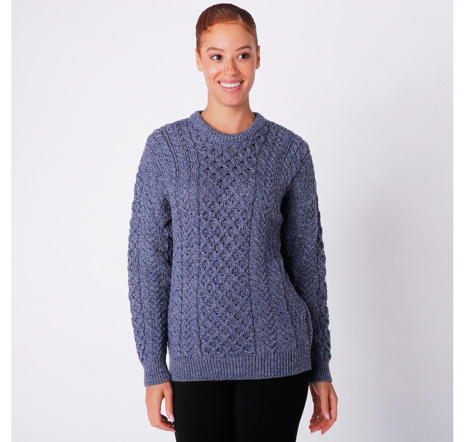 Clothing & Shoes - Tops - Sweaters & Cardigans - Pullovers - Aran ...