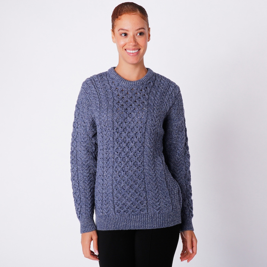 Image 240412_DNM.jpg, Product 240-412 / Price $69.33, Aran Woollen Mills Unisex Classic Aran Sweater from Aran Woollen Mills on TSC.ca's Fashion department