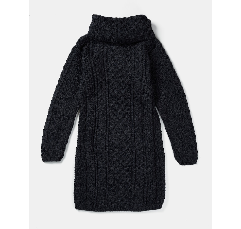 Image 240492_ALTMORE2.jpg, Product 240-492 / Price $190.00, Aran Woollen Mills Merino Cowl Neck Sweater Dress from Aran Woollen Mills on TSC.ca's Clothing & Shoes department