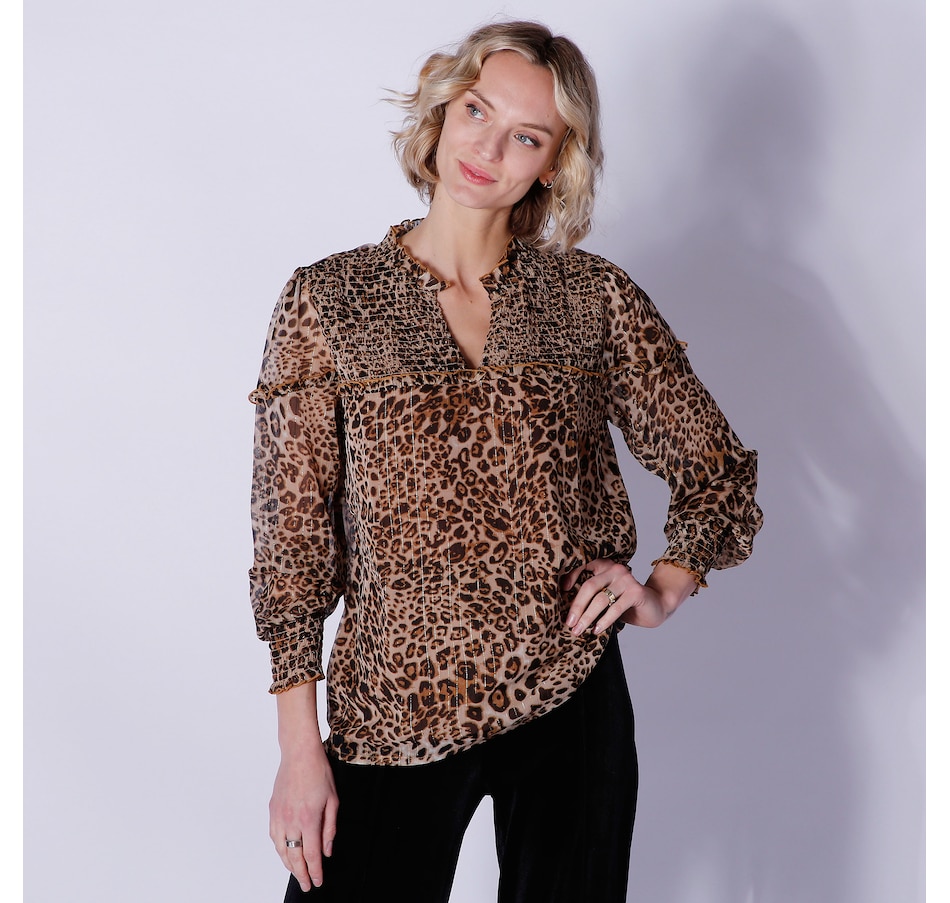 Clothing & Shoes - Tops - Shirts & Blouses - Guillaume Smocked Top ...