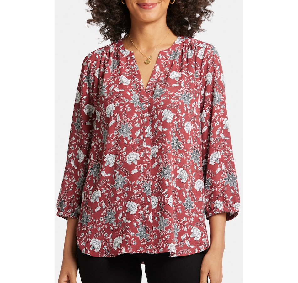 Image 240556_ALTMORE3.jpg, Product 240-556 / Price $39.33, NYDJ Pintuck Blouse from NYDJ on TSC.ca's Fashion department