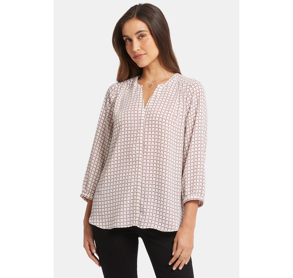 Image 240556_GRFGO.jpg, Product 240-556 / Price $39.33, NYDJ Pintuck Blouse from NYDJ on TSC.ca's Fashion department