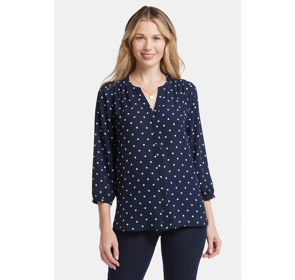 Image 240556_INDDT.jpg, Product 240-556 / Price $39.33, NYDJ Pintuck Blouse from NYDJ on TSC.ca's Fashion department