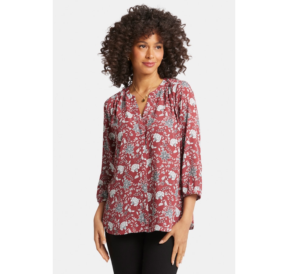 Image 240556_WNRDG.jpg, Product 240-556 / Price $39.33, NYDJ Pintuck Blouse from NYDJ on TSC.ca's Fashion department