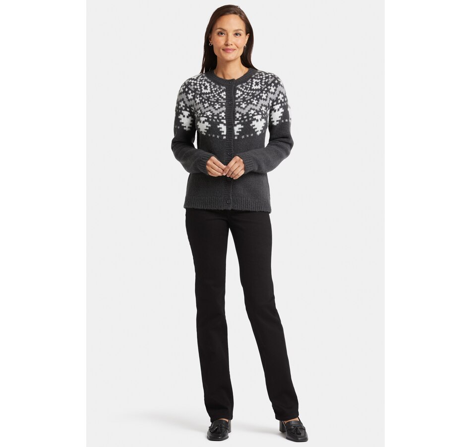 Image 240569_ALTMORE2.jpg, Product 240-569 / Price $39.33, NYDJ Fairisle Cardigan from NYDJ on TSC.ca's Fashion department
