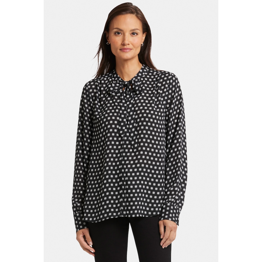 Image 240575_PLMDN.jpg, Product 240-575 / Price $49.33, NYDJ Tie Neck Blouse from NYDJ on TSC.ca's Fashion department