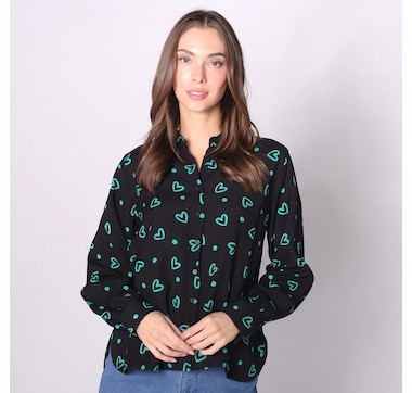 Compañía Fantástica Button Front Blouse