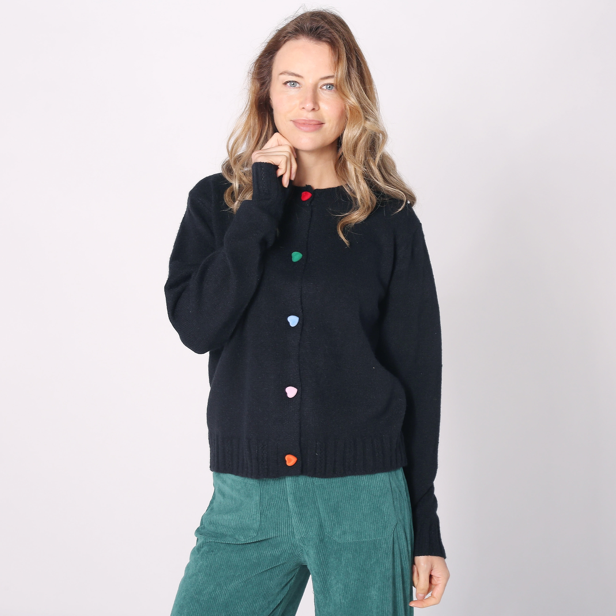 Compañía Fantástica Novelty Button Cardigan - TSC.ca