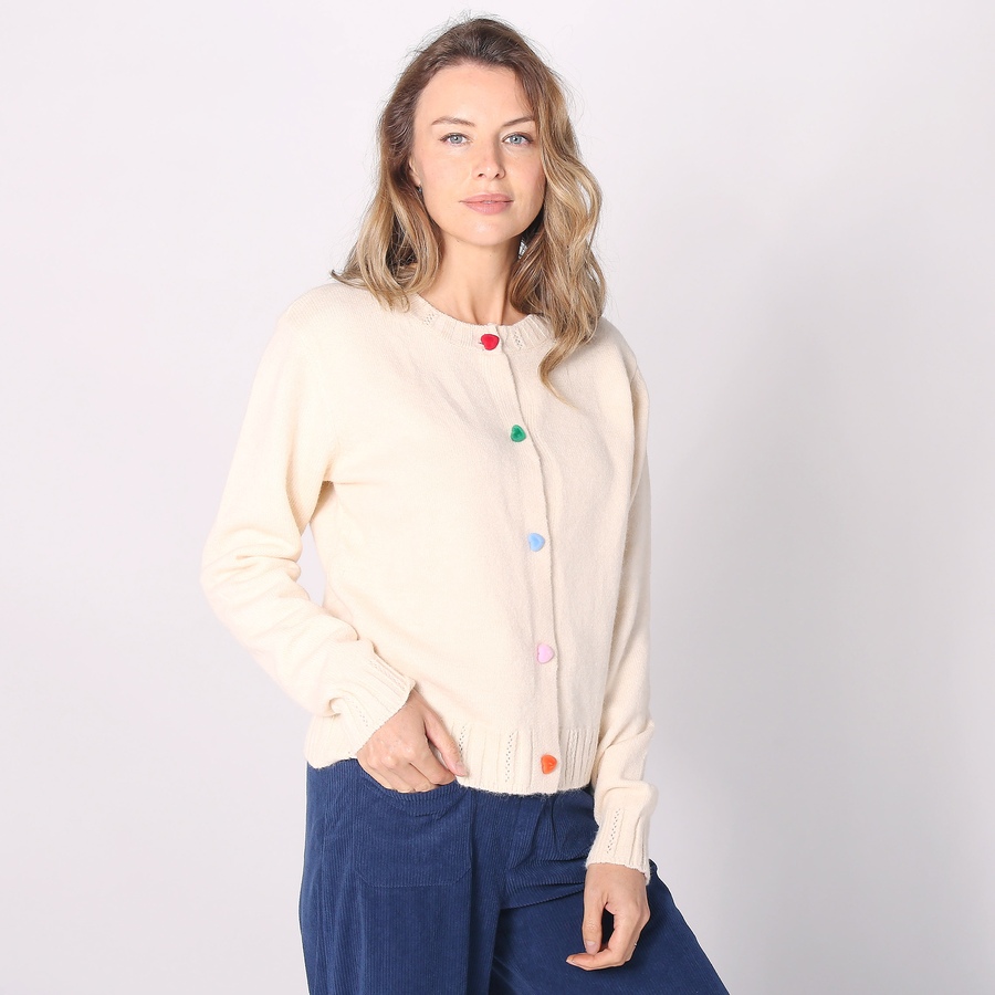Image 240617_OWH.jpg, Product 240-617 / Price $86.33, Compañía Fantástica Novelty Button Cardigan from Compania Fantastica on TSC.ca's Fashion department