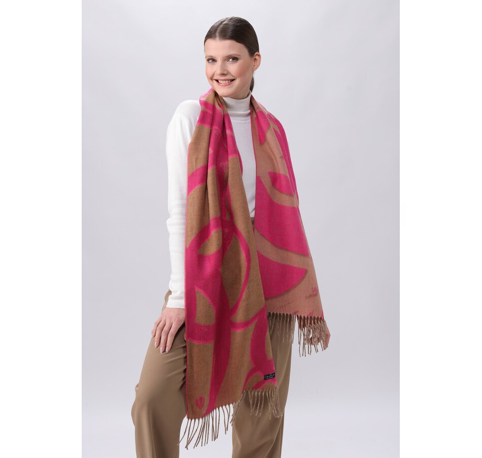 Image 240688_ALTMORE1.jpg, Product 240-688 / Price $9.33, V. Fraas Brushed Circles Cashmink Scarf from FRAAS on TSC.ca's Fashion department