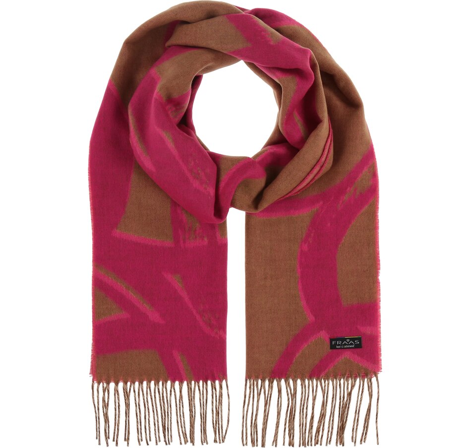 Image 240688_DIVPK.jpg, Product 240-688 / Price $9.33, V. Fraas Brushed Circles Cashmink Scarf from FRAAS on TSC.ca's Fashion department