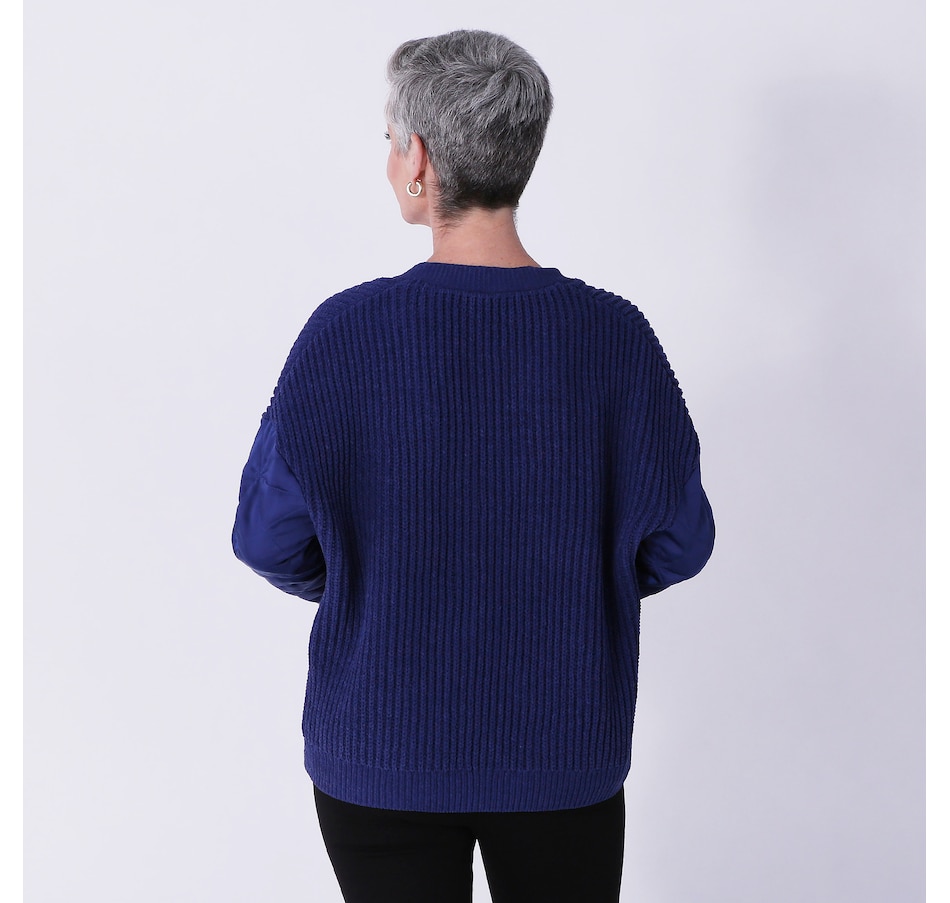 Image 240747_ALTMORE1.jpg, Product 240-747 / Price $49.33, Wynne Style Cozy Plush and Quilted Satin Cardigan Jacket from Wynnelayers on TSC.ca's Fashion department