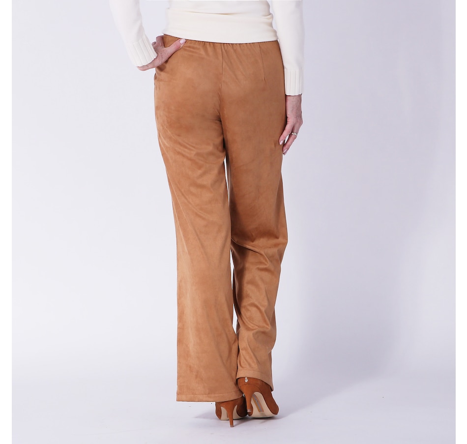 Clothing & Shoes - Bottoms - Pants - Wynne Style Micro Suede Pull-On Pant -  Online Shopping for Canadians
