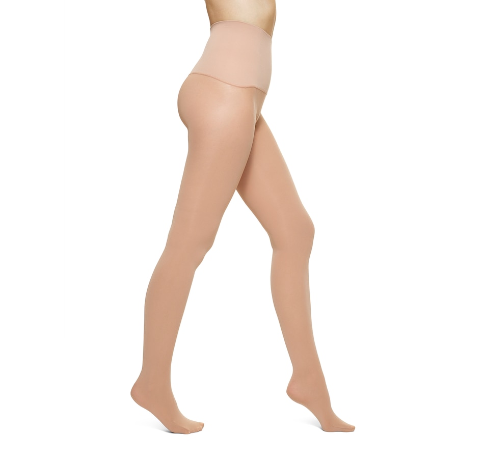 Clothing & Shoes - Socks & Underwear - Shapewear - Hue Extra Wide Smoothing Waistband  Tights - Online Shopping for Canadians