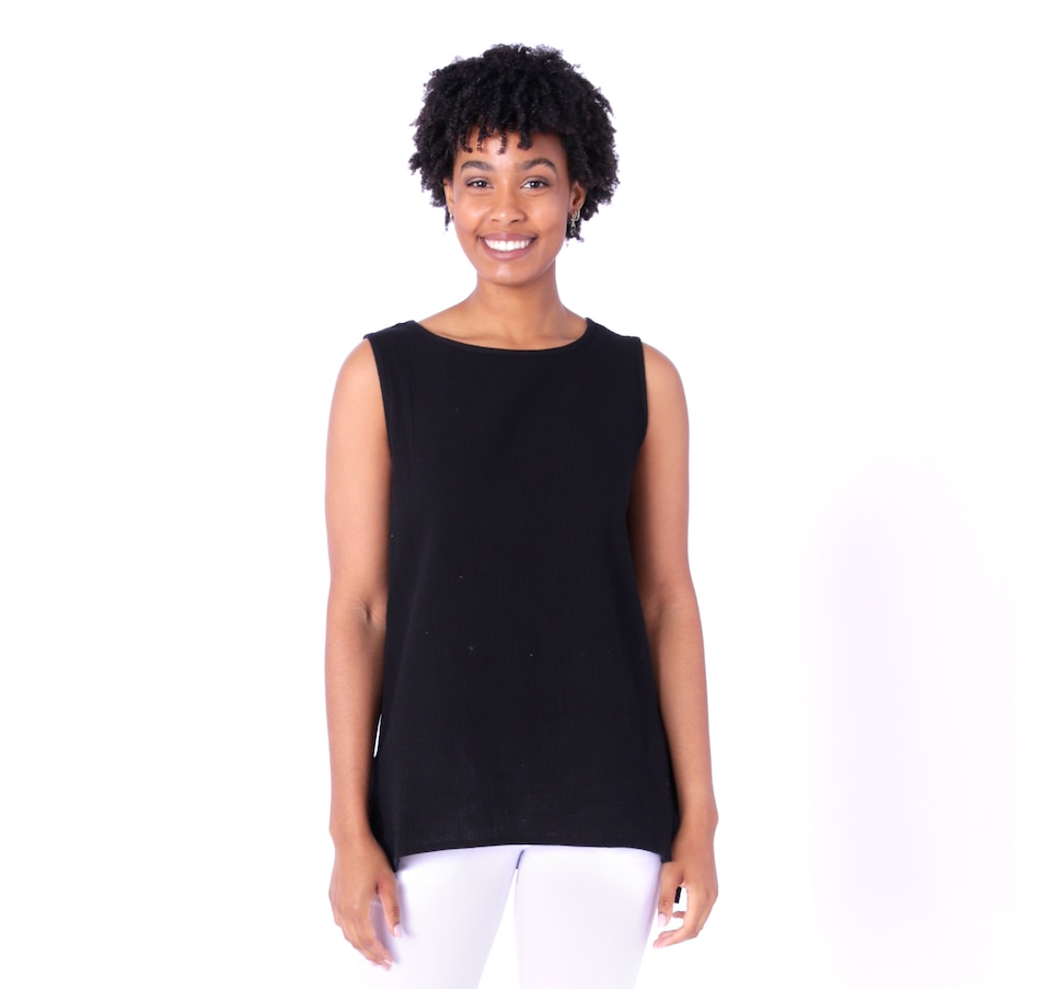 GROCERIES APPAREL WILLY TEE TOP TUNIC OPEN BACK BLACK SIZE M/L