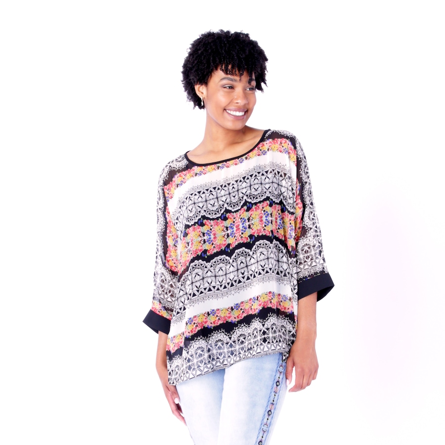 Image 240886_BLT.jpg, Product 240-886 / Price $19.33, Orange Fashion Village Chiffon Top from Orange Fashion Village on TSC.ca's Fashion department
