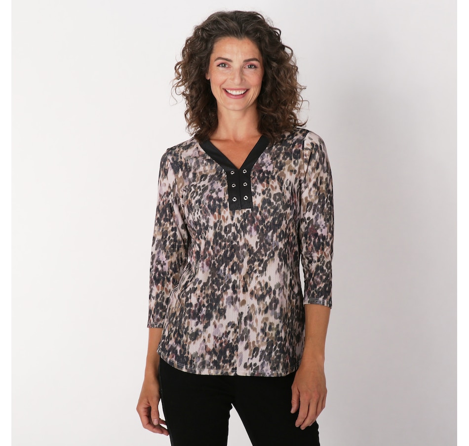 Clothing & Shoes - Tops - Shirts & Blouses - Mr. Max Rhapsody Top With ...