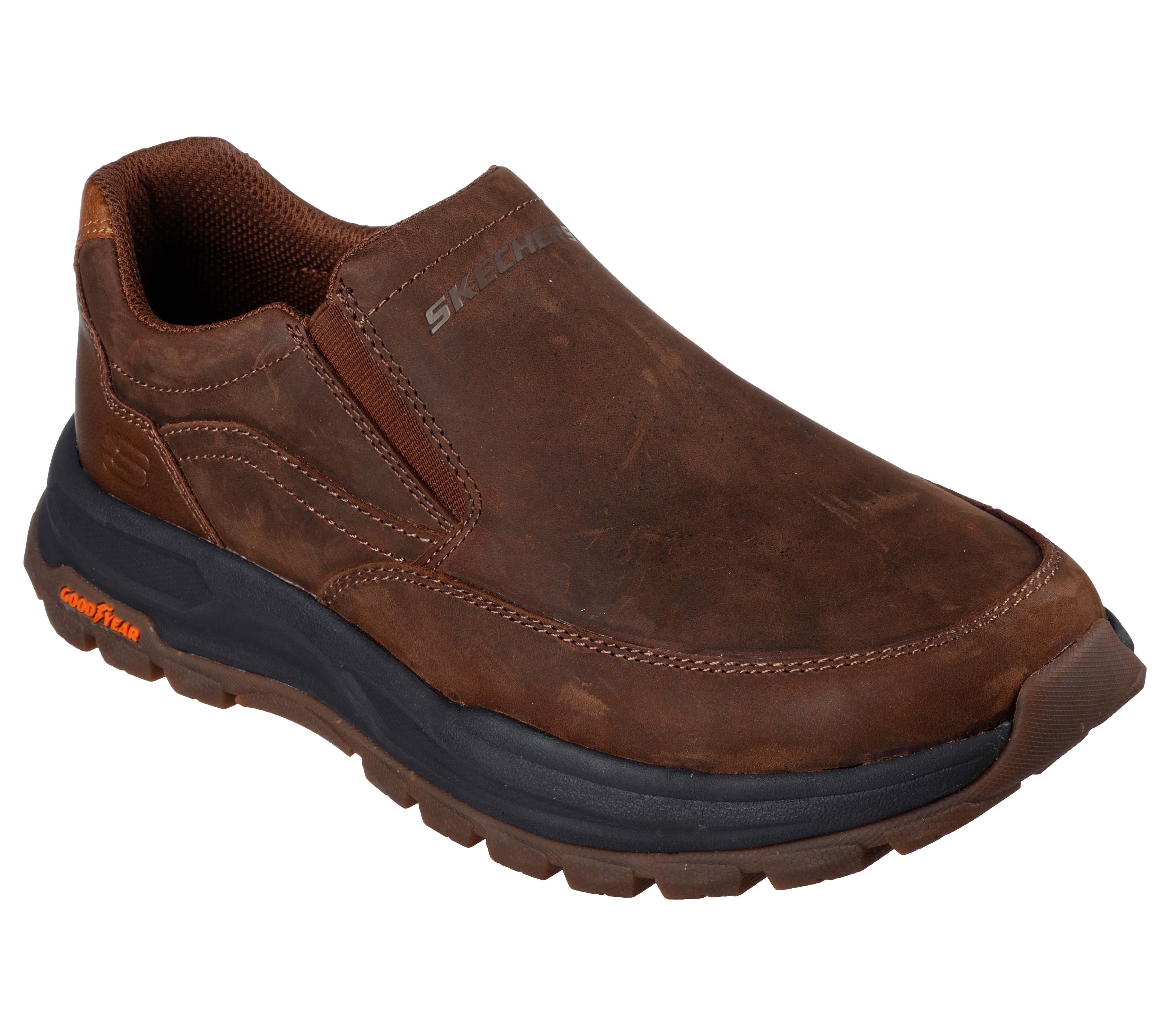 Brown slip outlet on skechers