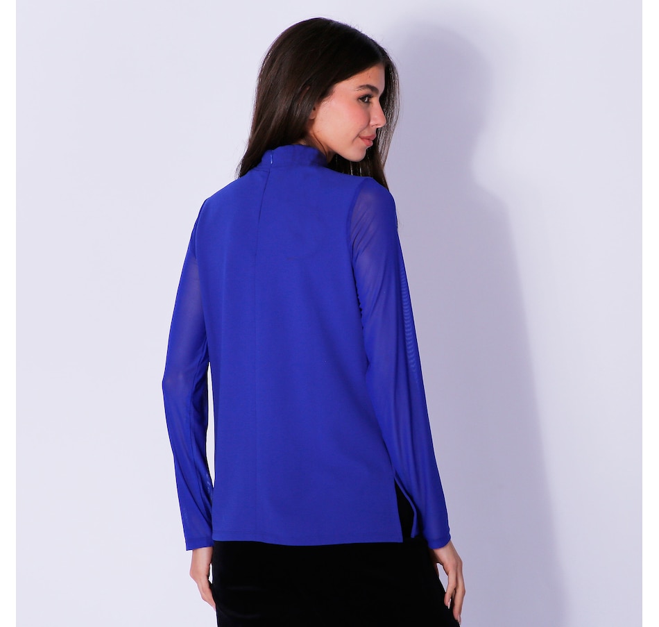 Image 240955_ALTMORE2.jpg, Product 240-955 / Price $19.33, Diane Gilman Mock Neck Top from DG2 by Diane Gilman on TSC.ca's Fashion department