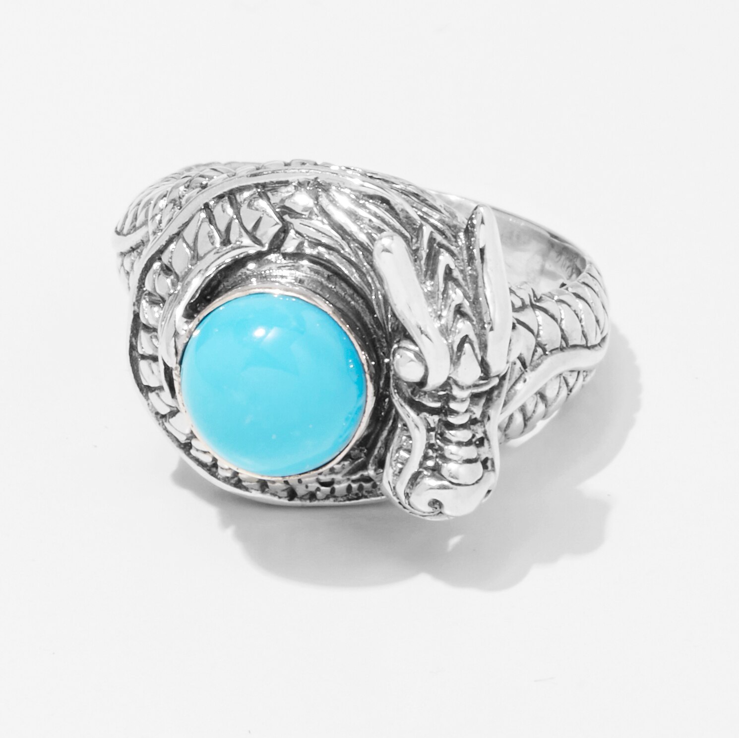 Samuel B Sterling Silver Turquoise Ring Bali shops Style