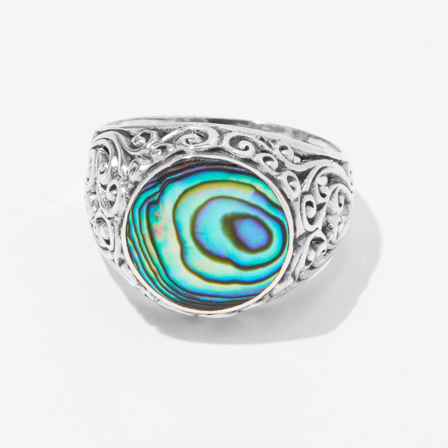 Jewellery - Rings - Samuel B. Collection Sterling Silver Round Gemstone ...