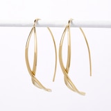 Silver Gallery Sterling Silver Modern Wrap Earrings