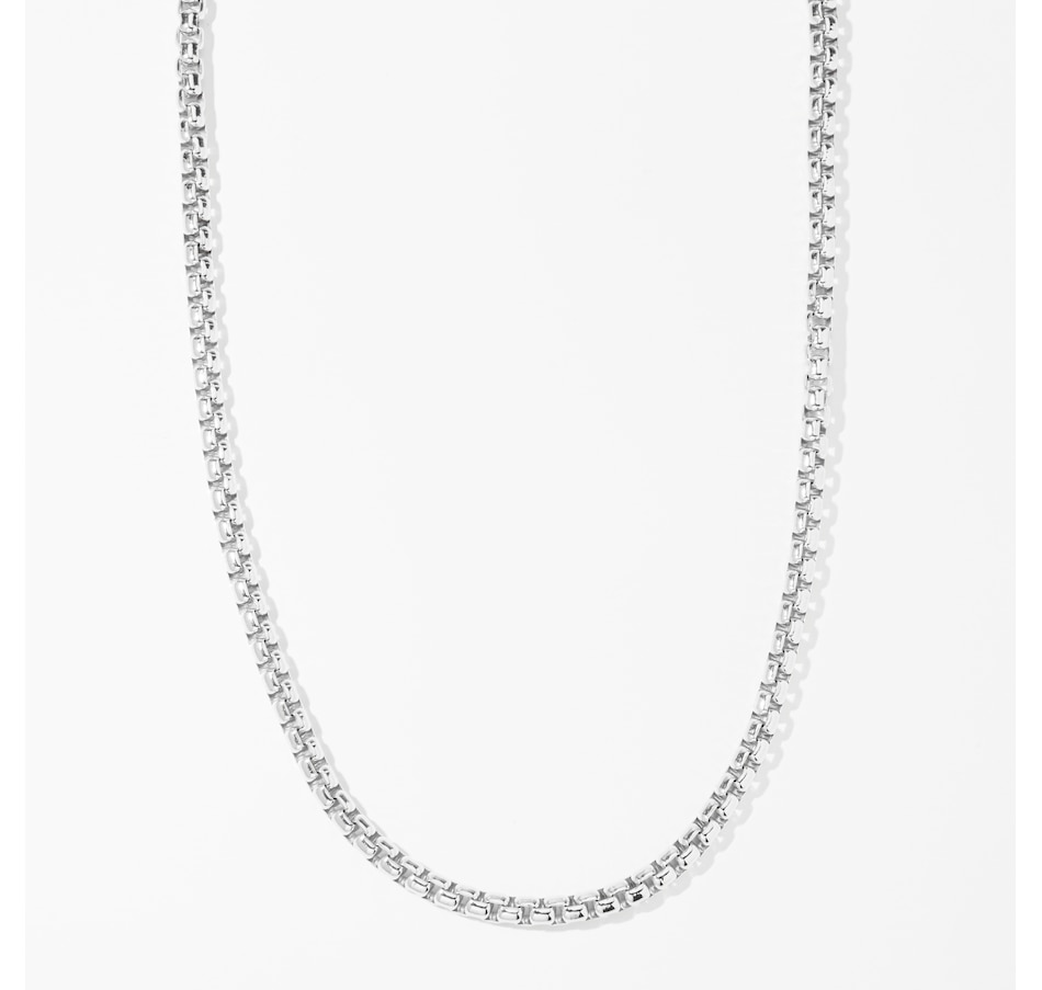 Image 241178_SIL.jpg, Product 241-178 / Price $749.99 - $949.99, Silver Gallery Sterling Silver Heavy Box Chain Necklace from Silver Gallery on TSC.ca's Jewellery department