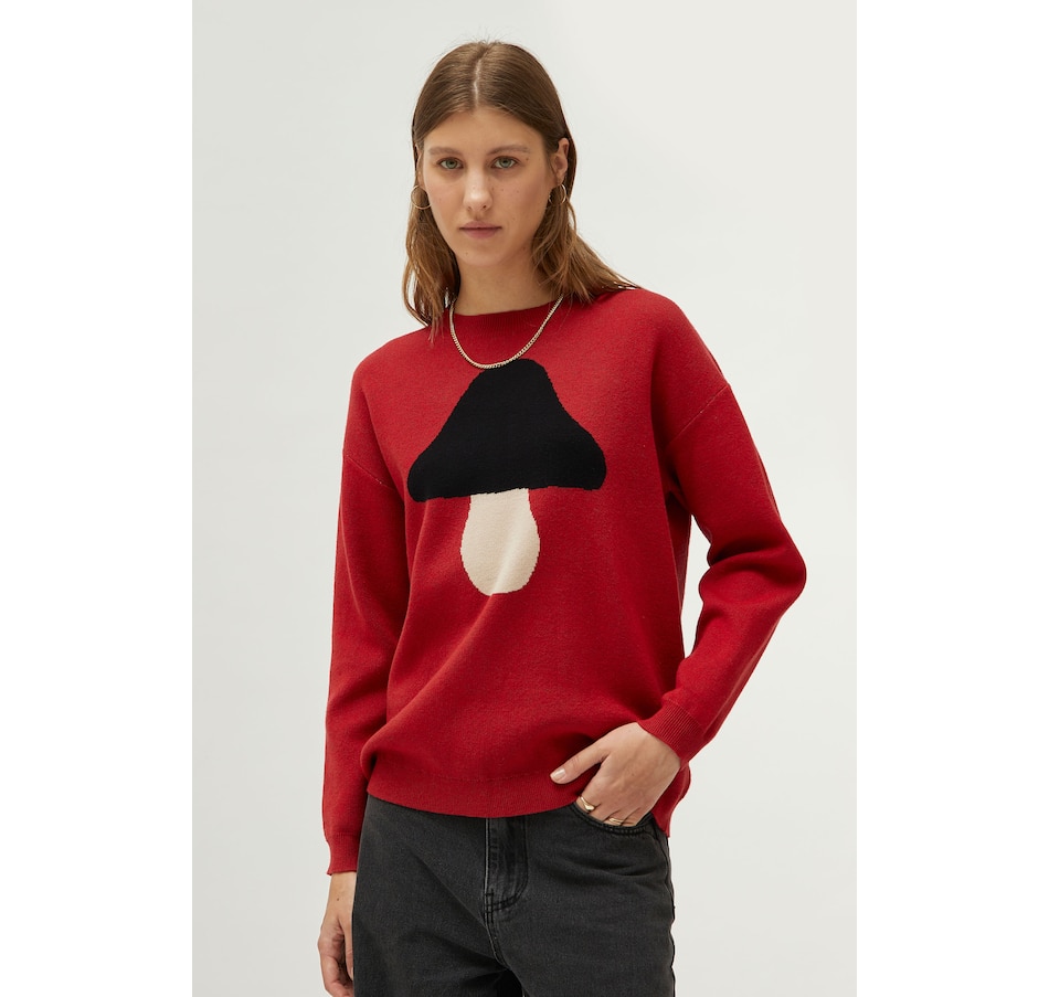 Image 241200_RED.jpg, Product 241-200 / Price $29.33, Compañía Fantástica Mushroom Sweater from Compania Fantastica on TSC.ca's Fashion department