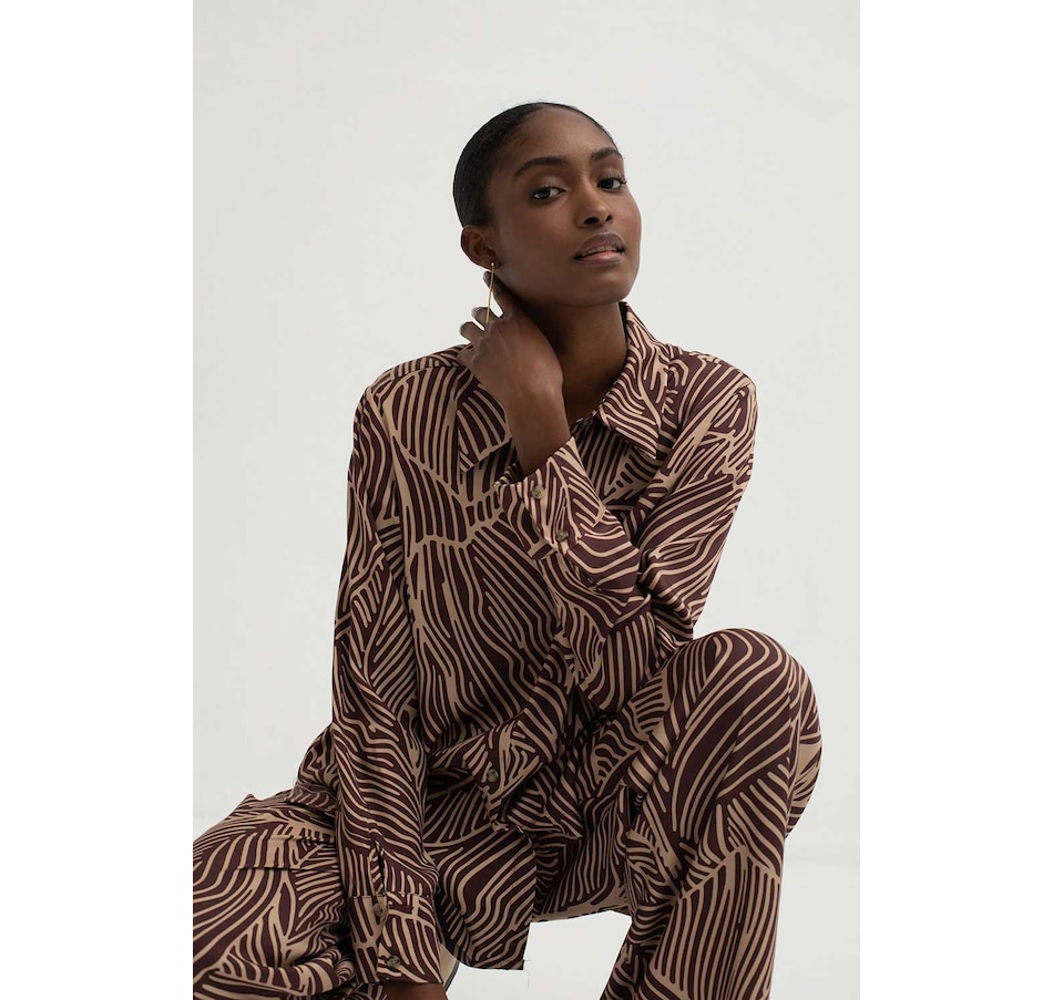 Image 241232_BRED.jpg, Product 241-232 / Price $59.33, Mus & Bombon Judeu Printed Button Down Shirt from Mus & Bombon on TSC.ca's Fashion department