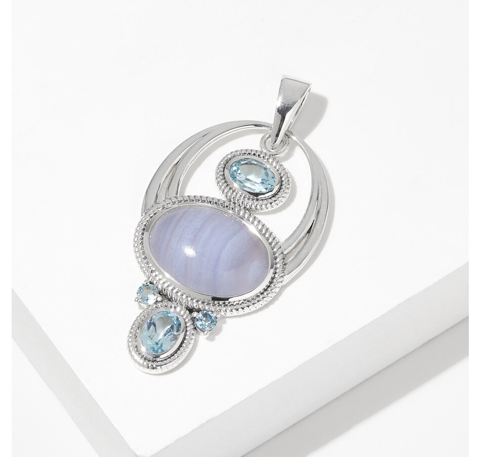 Image 241285_BLABP.jpg, Product 241-285 / Price $99.33, Himalayan Gems Sterling Silver Gemstone Pendant from Himalayan Gems on TSC.ca's Jewellery department