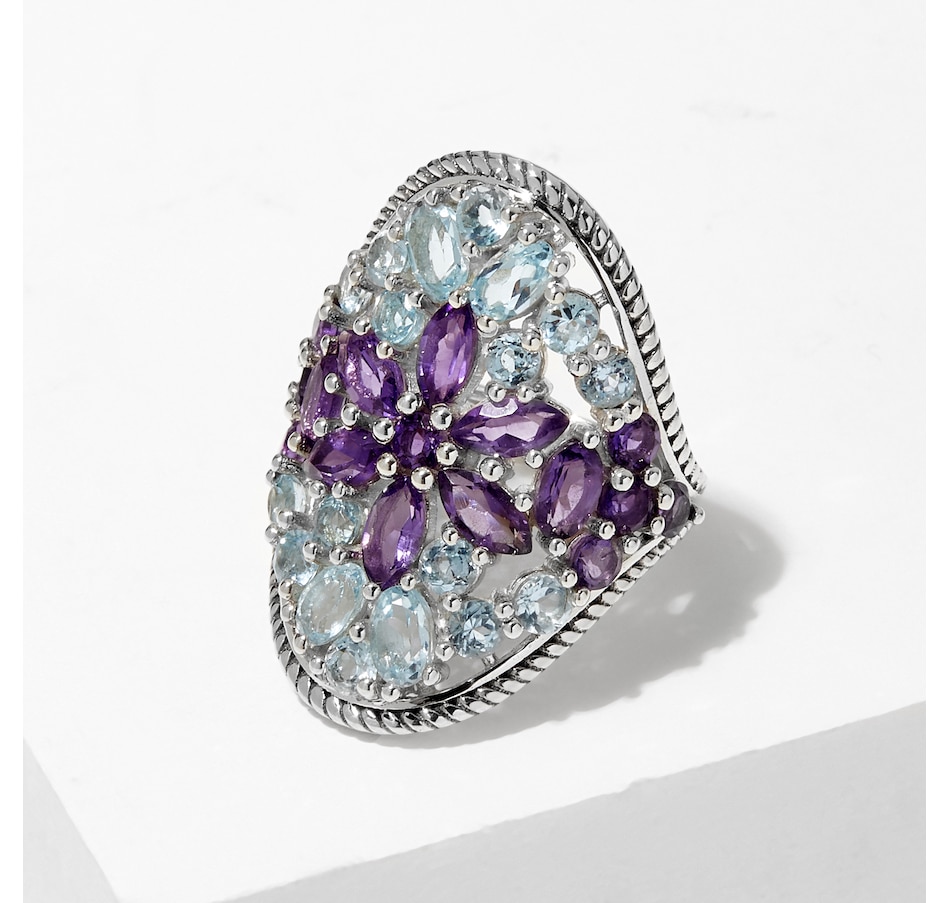 Image 241308_AMYBT.jpg, Product 241-308 / Price $29.33, Himalayan Gems Sterling Silver Anniversary Special Gemstone Ring from Himalayan Gems on TSC.ca's Jewellery department
