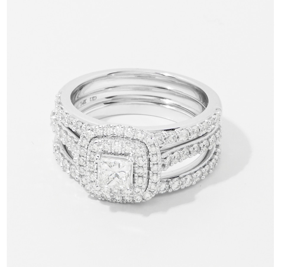 Image 241326.jpg, Product 241-326 / Price $3,999.99, 14K White Gold 1.50 av. ctw Set Of Three Diamond Rings from Diamond Show on TSC.ca's Jewellery department