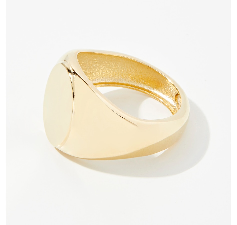 Image 241340_ALTMORE1.jpg, Product 241-340 / Price $219.33, TruGold 10K Yellow Gold Bold Signet Ring from TruGold on TSC.ca's Jewellery department