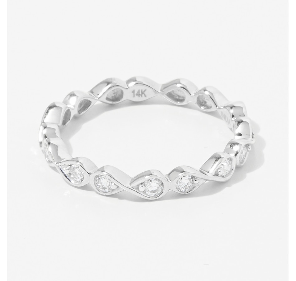 Jewellery Rings Bands Evera Diamonds 14K Gold 0 25 Av Ctw 2024-2
