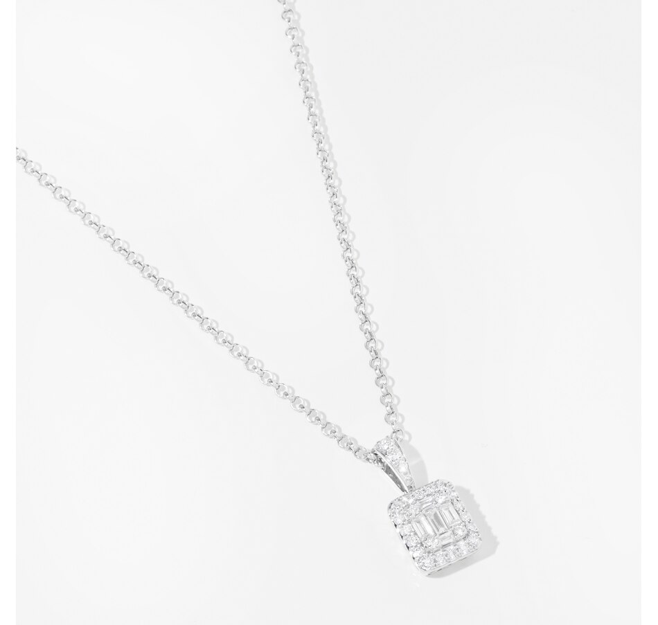 Image 241391_WGL.jpg, Product 241-391 / Price $999.99, Evera Diamonds 14K Gold 0.50 av. ctw Diamond Pendant with Chain from Evera Diamonds on TSC.ca's Jewellery department