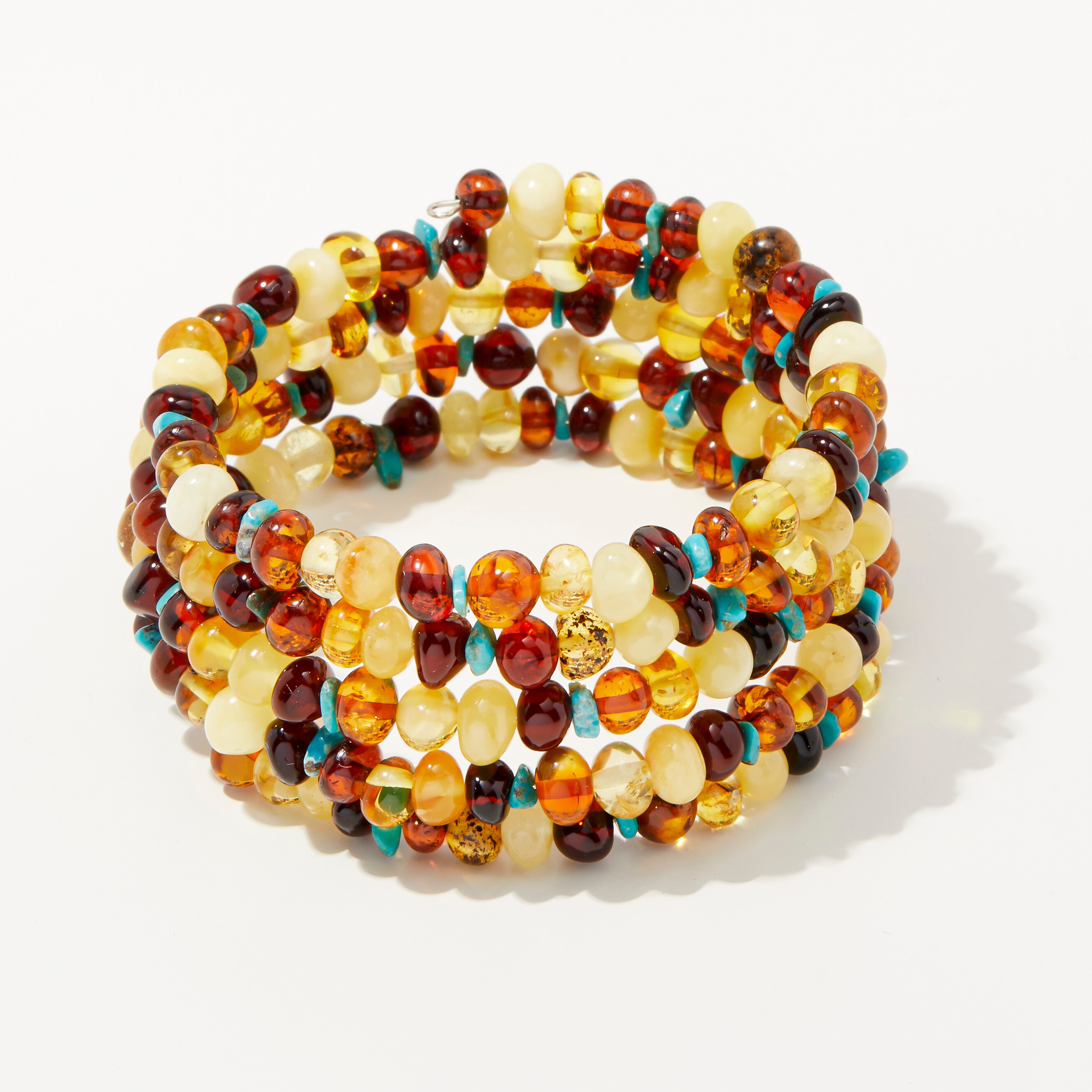 Multi-Color Amber Nugget Beads Stretch Bracelet – Amber Alex Jewelry