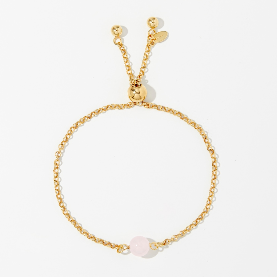 Image 241456_PNK.jpg, Product 241-456 / Price $29.88, Bronzoro 9" Bolo Bracelet With Single Jade Bead from Bronzoro on TSC.ca's Jewellery department