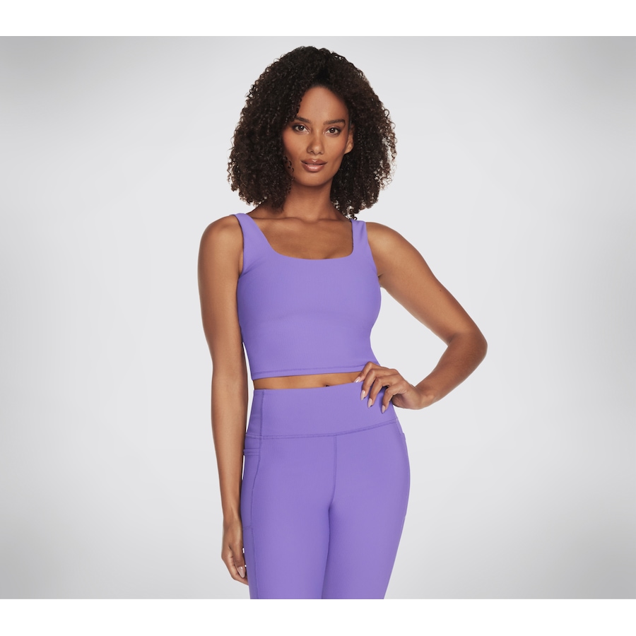 Image 241541_PUR.jpg, Product 241-541 / Price $44.99, Skechers Goflex Rib Longline Bra from Skechers on TSC.ca's Fashion department