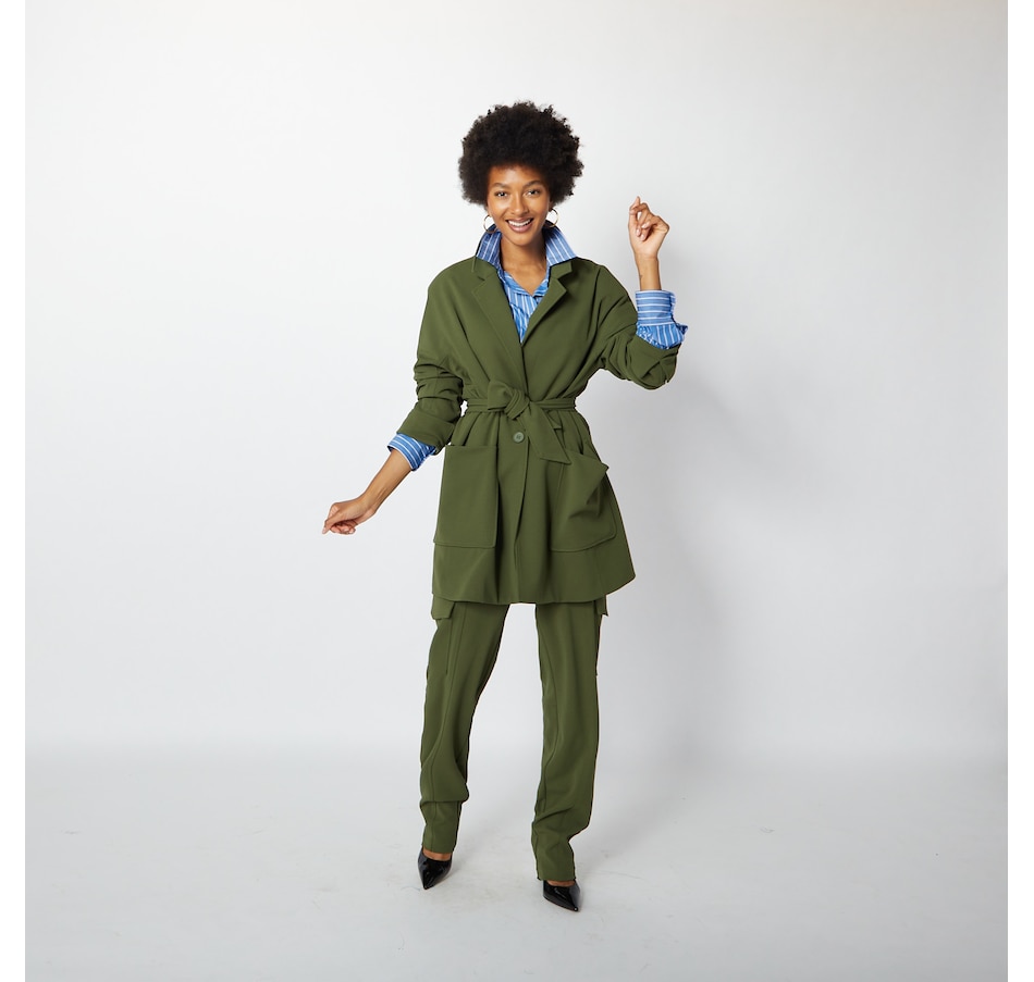 Image 241569_OLI.jpg, Product 241-569 / Price $89.33, Brian Bailey Oversized Dolman Sleeve One Button Easy Blazer from Brian Bailey on TSC.ca's Fashion department