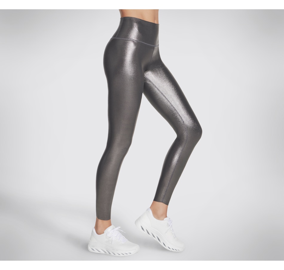 Travel Tights in Charcoal Denim