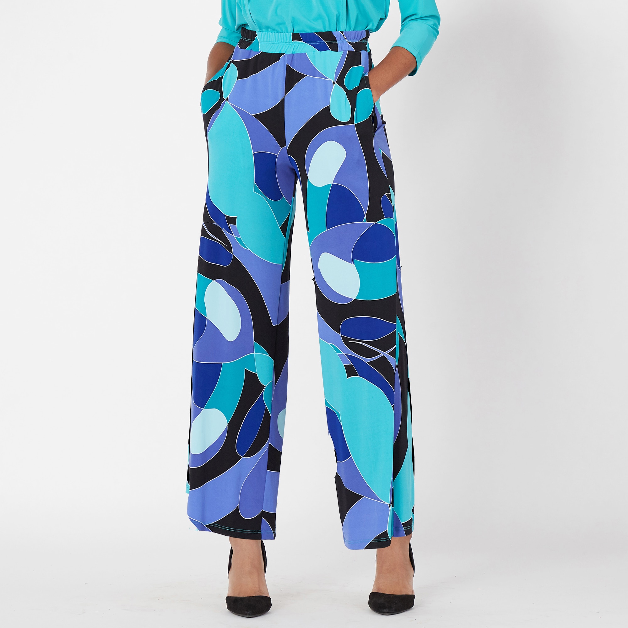 Clothing & Shoes - Bottoms - Pants - Marallis Wide Leg Pants With 