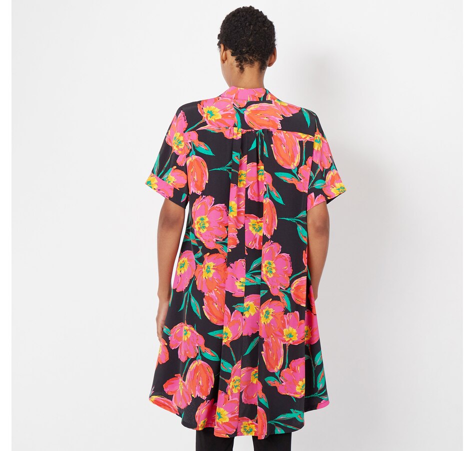 Image 241703_ALTMORE2.jpg, Product 241-703 / Price $19.33, Marallis Hi-Low Satin Blouse Front Button Closure Shirt from Marallis on TSC.ca's Fashion department