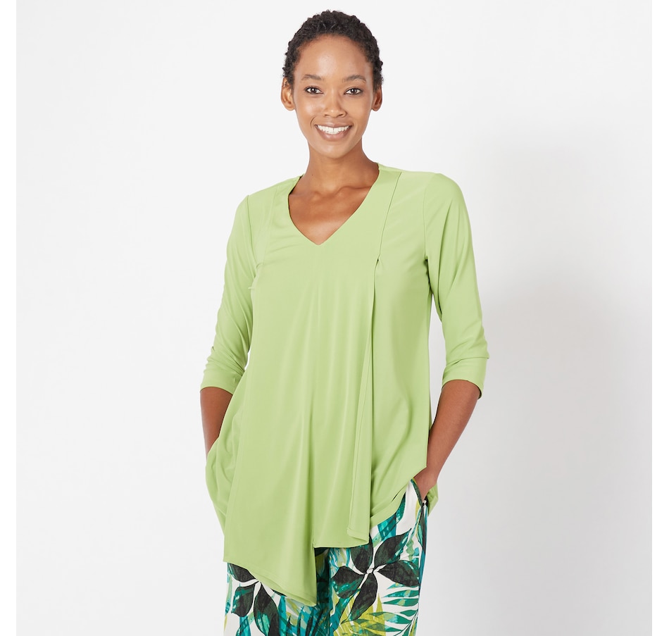 Image 241710_LIM.jpg, Product 241-710 / Price $39.33, Marallis Draped Collar Top from Marallis on TSC.ca's Fashion department